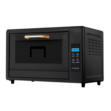 Black UV Sterilizer and Dryer, 24L Disinfection Cabinet for Nail Art Tattoo Tools Beauty Salons Barbershops