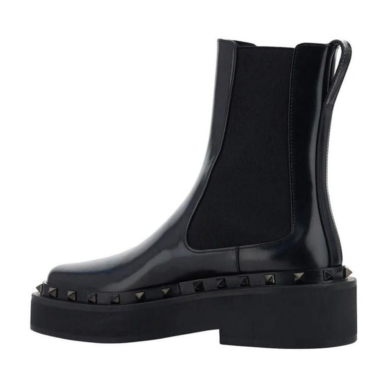 Valentino Rockstud M-Way Boots Black (Women's) - Walmart.com Valentino Rockstud M-Way Boots Black (Women's) - Walmart.com
