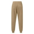 thumbnail image 4 of Ladies' Straight Leg Pants Fashionable Solid Color High Waist Drawstring Pockets Elastic Waist Casual Pants Sweatpants For women, 4 of 6