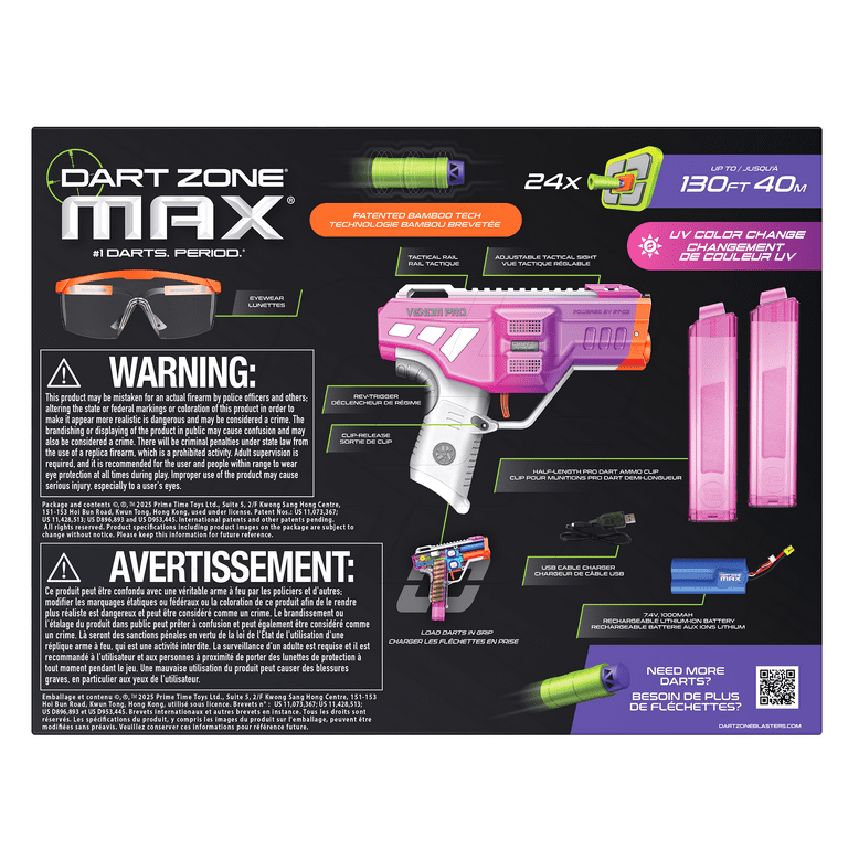 Dart Zone Max Venom Pro UV Half-Length Full-Auto Pro Motorized