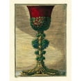 thumbnail image 3 of Giardini, Giovanni 12x14 Black Modern Framed Museum Art Print Titled - Red Goblet I, 3 of 5