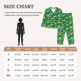 thumbnail image 4 of Logiee Leopard Print Print Womens Pajamas Set,Long Sleeve Sleepwear,Button Down Lounge Set 2 Pieces,Soft Nightwear Pjs Set-XX-Large, 4 of 7