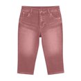 thumbnail image 5 of ZQUUVOU Capri Jeans for Women Pull On Jeggings High Elastic Breathable Tummy Control Yoga Pants Capri Leggings with Pockets Coffee, 5 of 5