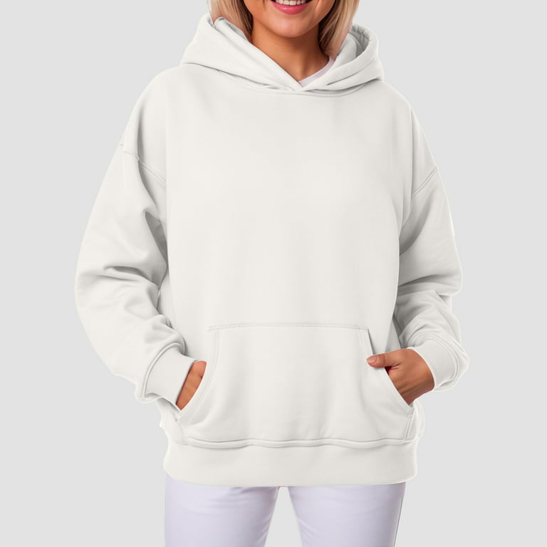 Ymyiu Womens Crewneck Sweatshirt Womens Fuzzy Hoodies Pullover