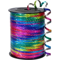 GZLX 500 Yard Rainbow Ribbon, Multicolor, One Piece