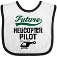 thumbnail image 3 of Inktastic Future Helicopter Pilot Boys or Girls Baby Bib, 3 of 4