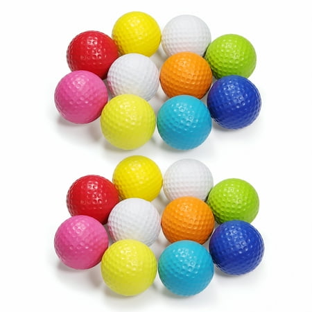 BESTSKY 2026 New 20Pcs Golf Balls Vibrant Color High Rebound Strong Stability Lightweight Long Lasting for Driving Range,Backyard,Indoor,Outdoor Practice Golf Balls