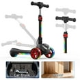 thumbnail image 3 of iScooter Electric Scooter for Kids 3-6, Bluetooth Music Speaker, Light-Up Wheels & Pedal, Thumb Accelerator, Adjustable Height, 3-Wheels Toddler Motorized Scooters for Boys Girls, 3 of 8