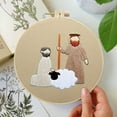 thumbnail image 2 of Birdeem Kit de Matériel de Broderie Religieuse Vintage pour Bricolage, Broderie à la Main, 2 of 5