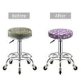 thumbnail image 6 of Lsque Daisies Flowers Round Bar chair cushion covers Velvet Fabric Premium Comfort Protects from Scratches and Stains for 14-17 Inch Chair- 14 inch, 6 of 7