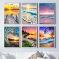 thumbnail image 3 of JYLMOOD 6pcs Paint by Numbers for Adults Kits, DIY Easy Painting by Numbers for Gift Home Wall Decoration 30x40cm（without Frame), 3 of 5