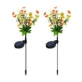 thumbnail image 1 of Solar Garden Stake Lights, 2 Pack LED Daisy Flower Decorative Lights Outdoor Waterproof Solar Powered Landscape Lights for Yard, Patio, Walkway, Pathway, 1 of 6