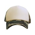 thumbnail image 2 of Trucker Cap Mesh Hat Snapback Cap Summer Hat CAMO Casual Baseball (7fc031_Khaki/Camo/Camo), 2 of 4
