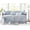 4 - Pure Melody Aqua, variant on Twin Daybed Comforter Set 6 Piece, Trundle Bed Bedding Set With Bedspread Shams Bedskirt Throw Pillow