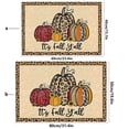 thumbnail image 4 of Bearachild Alfombra de entrada, felpudo para pasillo, alfombra para el suelo, ambiente de Halloween, decoración decorativa lavable de poliéster para Type1 NO1 Bearachild HA008840-02, 4 of 6