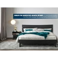 thumbnail image 3 of Acacia Aurora Solid wood bed frame & Nightstand - Queen - Black Ristretto, 3 of 4