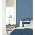 thumbnail image 2 of NextWall Lakeside Chevron Stripe Peel and Stick Wallpaper, 2 of 8