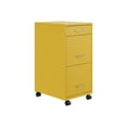 thumbnail image 4 of Space Solutions 18"D 3 Drawer Mobile Metal File Cabinet Yellow/Goldfinch, 4 of 5