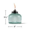 thumbnail image 4 of TIKI Blue Glass 5.80 in. Tabletop Torch 1 pc, 4 of 4