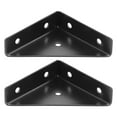 thumbnail image 2 of Ana 4PCS/set Heavy Iron Angle Corner Brackets Protector Right Angle Corner Stand For Furniture Wood Connection Support Black/White Home Decor, 2 of 10