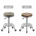 thumbnail image 5 of Round Bar Stool Seat Covers, Cute Dogs Puppy Elastic Round Chair Cover Stool Seat Slipcover Bar Stool Cushions Round Pad for 12-14 inch, 5 of 7