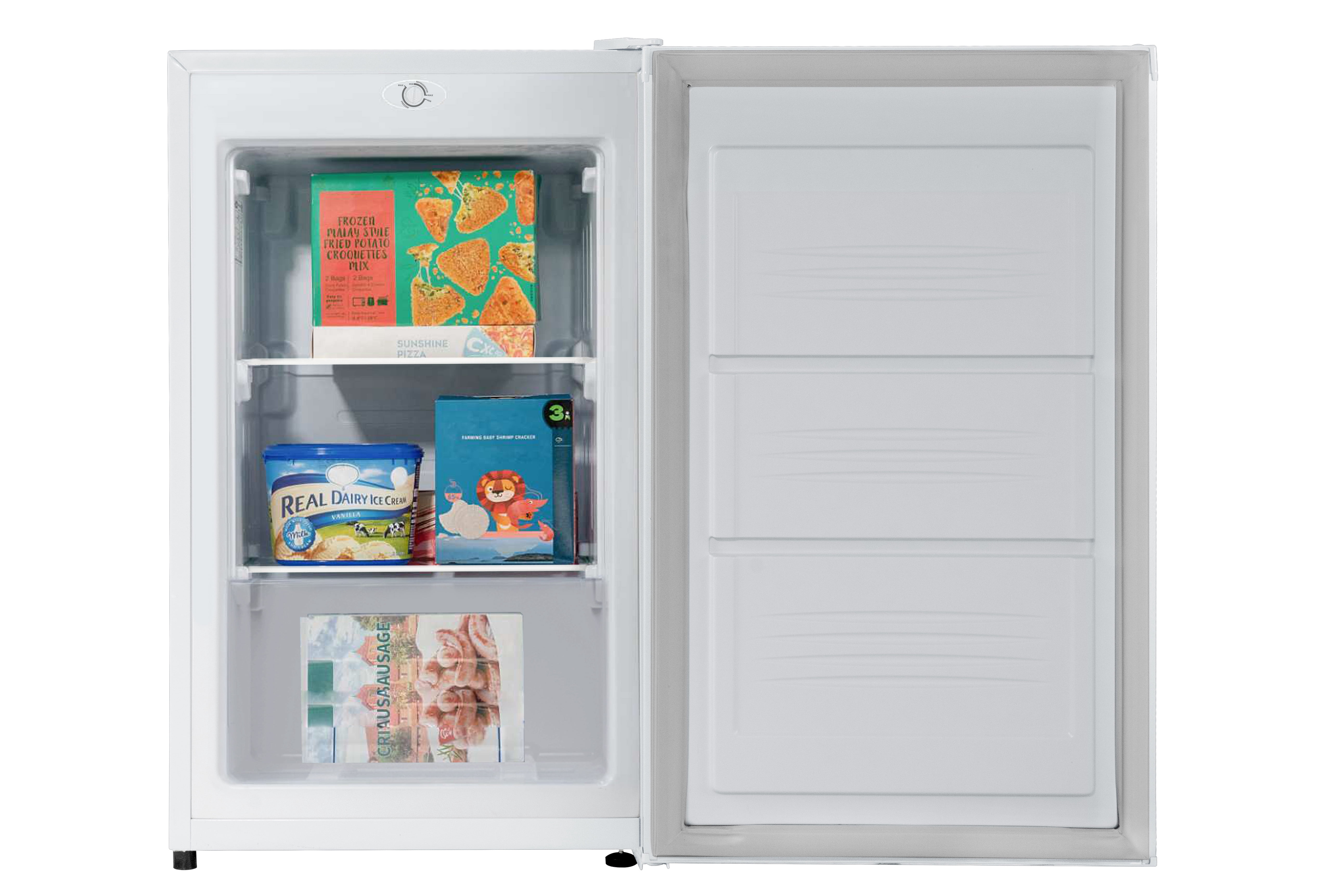 Frigidaire 3.3 cu ft Convertible Refrigerator Freezer, Compact 2-in-1 Upright Fridge or Freezer