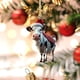 thumbnail image 3 of Adorno navideño de vaca personalizado | Decoración navideña rústica | Colgante de hierro para árbol, puerta y mochila | Regalo de invierno para niños y adultos, 3 of 4