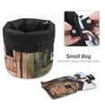 thumbnail image 4 of PhooArto Travel Cosmetic Bags Barrel Makeup Bag, Multifunctional Toiletry Bucket Bags Round Organizer Storage Pocket, Rooster Stood on the House, 4 of 6