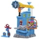 thumbnail image 1 of Set de juego Marvel Stunt Squad Crane Smash Spider-Man contra Green Goblin, 1 of 7