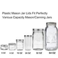 thumbnail image 1 of EIGTHTAIL 21 PACK Wide Mouth Mason Jar Lids for Ball  Kerr and More  White Plastic Storage Caps for Mason/Canning Jars  Leak-Proof & Anti-Scratch Resistant Surface  White, 1 of 7