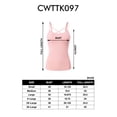 thumbnail image 6 of H2H Womens Tank Tops Sleeveless V-Neck Camisole No Built in Bra Sexy Criss Cross Padded Cami Vest PINK US S/Asia S (CWTTK097), 6 of 6
