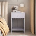 thumbnail image 2 of Nightstand with Drawer,2 Tier Beside Table End Table,Modern Side Table for Bedroom,Living Room,Light Purple, 2 of 8