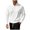 White, variant on TOUMENY Men's Lightweight Zip Up Jacket Stand Collar Long Sleeve Solid Slim Coat Casual Outdoor Sun Protection Track Top Black S