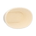 thumbnail image 3 of Bread Fermentation Basket, Plastic Fermentation Basket  For Friends For Family For Home For Bakery Beige Oval 21x14x8cm, 3 of 8