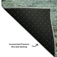 thumbnail image 3 of Addison Rugs Mayfield Washable Transitional Abstract Green Rectangle Rug, 8' x 10', 3 of 6