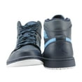 thumbnail image 6 of Air Jordan 1 Mid Men's Shoes Obsidian/University Blue-White 554724-405, 6 of 6