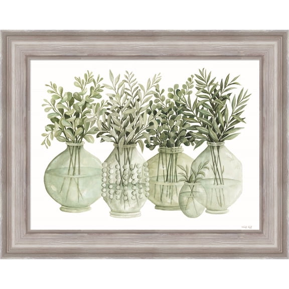 Great Art Now Simply Sage II by Cindy Jacobs, Framed Wall Art, 22W x 17.5H