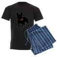 thumbnail image 6 of CafePress - French Bulldog Silhouette Men's Dark Pajamas - Men's Dark Loose Fit Cotton Pajama Set, 6 of 7