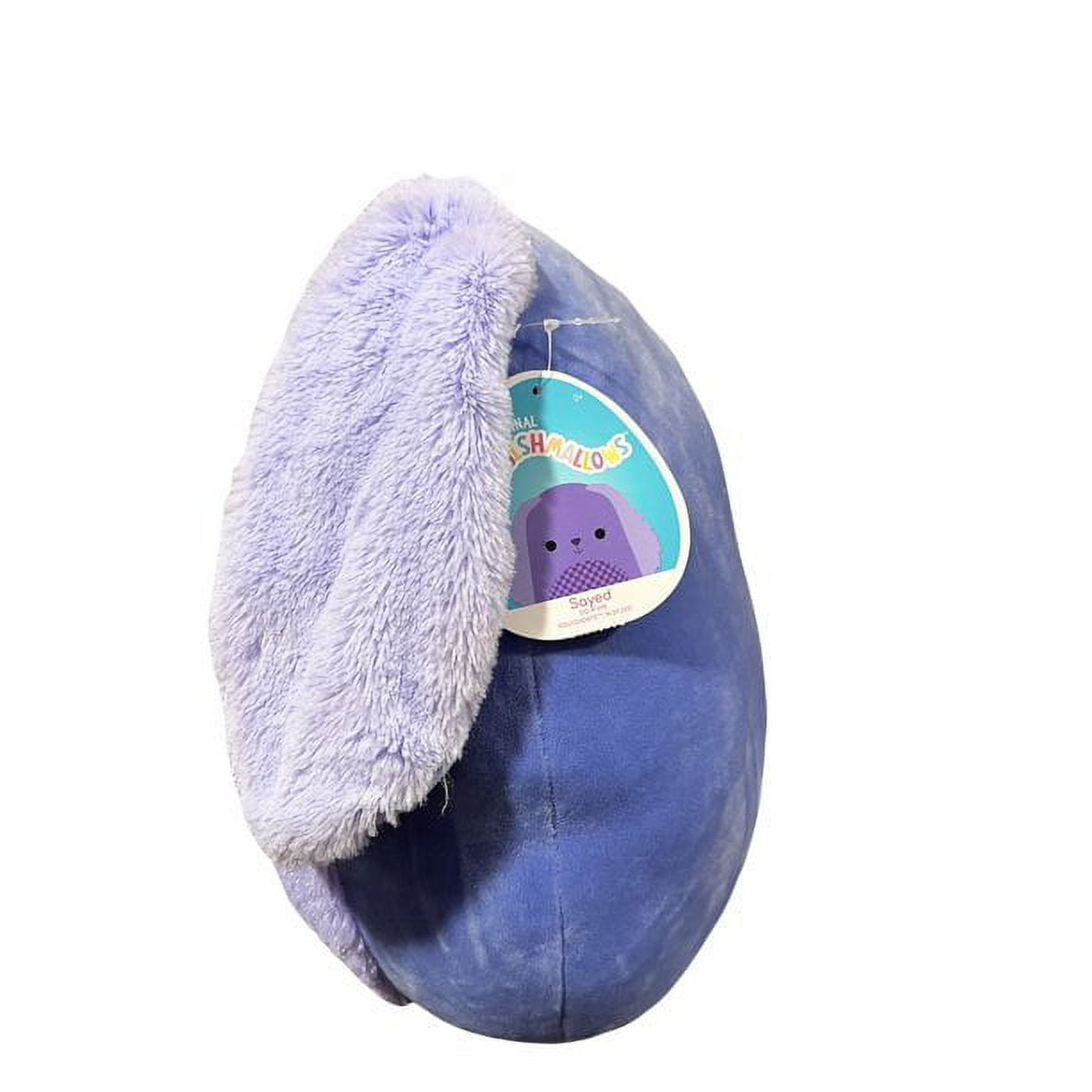 Squishmallows Official Kellytoy Easter Squad Squishy Soft Plush Toy Animal (12 Inch, Sayed Purple Bunny)