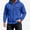 Blue, variant on Men's Hoodie Long Sleeve Half Zipper Hooded Sweatshirt with Pocket Blue Size M