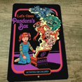 thumbnail image 1 of Lets Open Pandors Box Activities for Children Metal Wall Sign Size: 8 x 12 inches, 1 of 5
