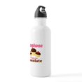 thumbnail image 3 of CafePress - Chocolate Saxophone Stainless Water Bottle 1 - Stainless Steel Water Bottle, Sports Bottle, 1.0L, 3 of 5