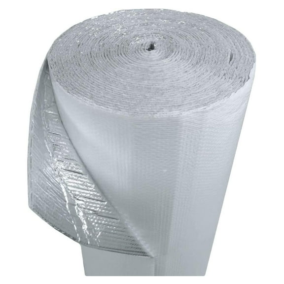 US Energy Products 24 in. x 100 ft. Single Reflective White Double Bubble Insulation