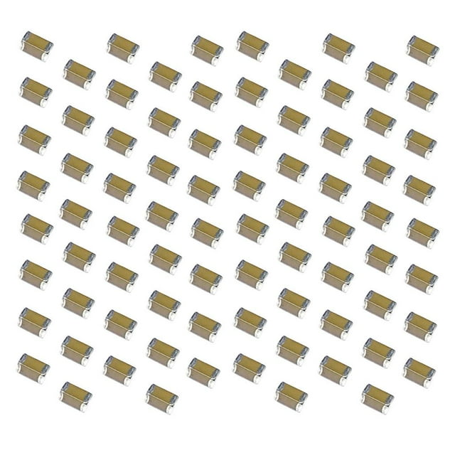 80 Unidades densadores De De Cerámica 10uF 16V 1206 106K Computadora Yotijar Condensador de chip cerámico