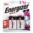thumbnail image 4 of Energizer MAX 9V Batteries (2 Pack), 9 Volt Alkaline Batteries, 4 of 9