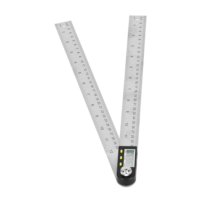 Fdit Digital Protractor,Digital Angle Finder Ruler,Digital Angle Finder Ruler 2 in 1 Goniometer Protractor Tool with Display for Automobiles