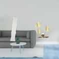 thumbnail image 2 of Lámpara De Pie Con Pantalla Y Escultura De Hoja Para Sala De Estar. Adorno Para Estantería, Dormitorio O Como Regalo De Inauguración. Decoración Moderna Para El Hogar., 2 of 8