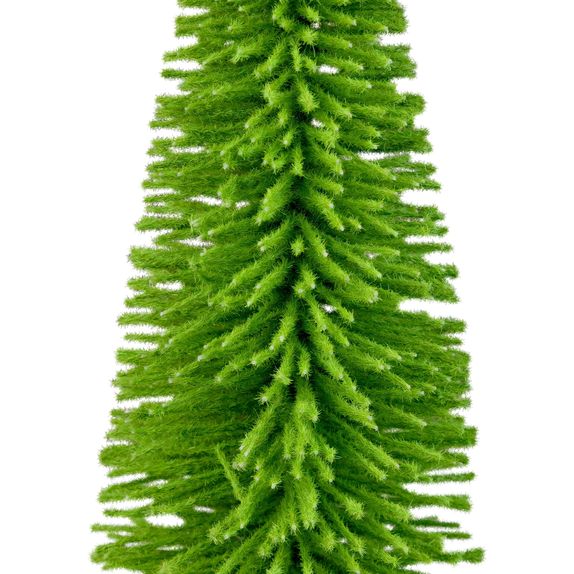 Bottle Brush Artificial Mini Christmas Tree - 14" - Fern Green
