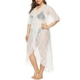 thumbnail image 4 of Women's Plus Size Boho Open Front Crochet Cover Up Sleeveless Shawl Cardigan Vest, 4 of 5