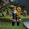 thumbnail image 6 of SLYNSHome Garden Decorations Acrylic Gnome Stakes Art Fairy Garden Accessories for Patio Porch Balcony Yard Lawn Dwarf Ground Decor Housewarming Gift, 6 of 9